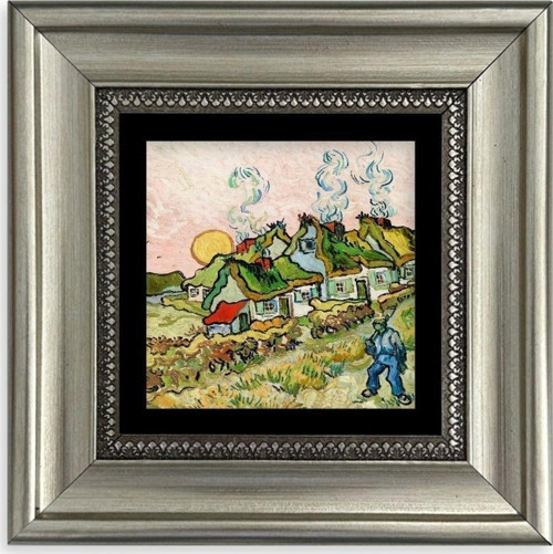Van Gogh Çerçeveli Taş Tablo