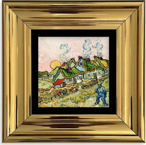 Van Gogh Çerçeveli Taş Tablo