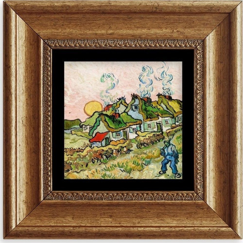 Van Gogh Çerçeveli Taş Tablo