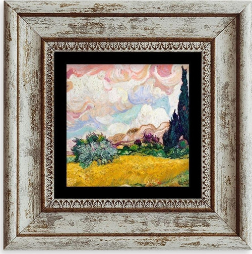 Van Gogh Çerçeveli Taş Tablo