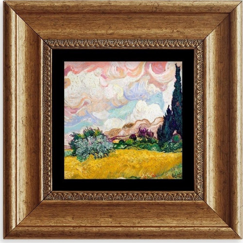 Van Gogh Çerçeveli Taş Tablo