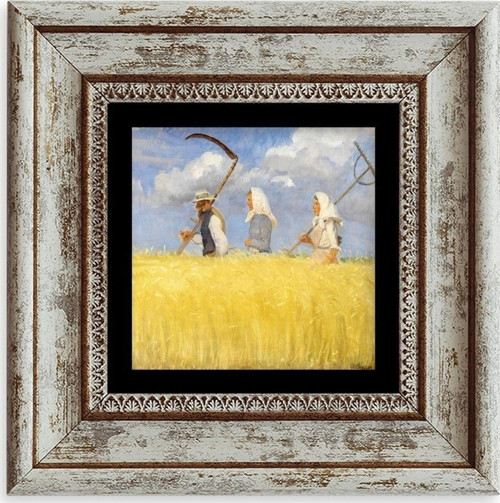 Van Gogh Çerçeveli Taş Tablo