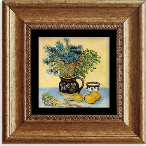 Van Gogh Çerçeveli Taş Tablo