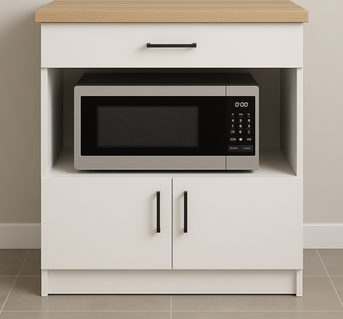 Nexa Çok Amaçlı Dolap - Mikrodalga - Erzak - Mutfak - Kiler Dolabı - 80 cm