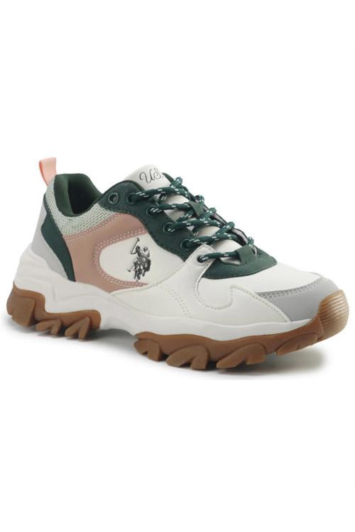 Tracky 5Pr Kadın Beyaz-Mavi (36-40) Sneaker Ayakkabı