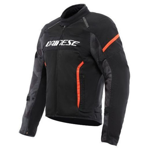 Air Frame 3 Tex Korumalı Motosiklet Montu Black Red Fluo