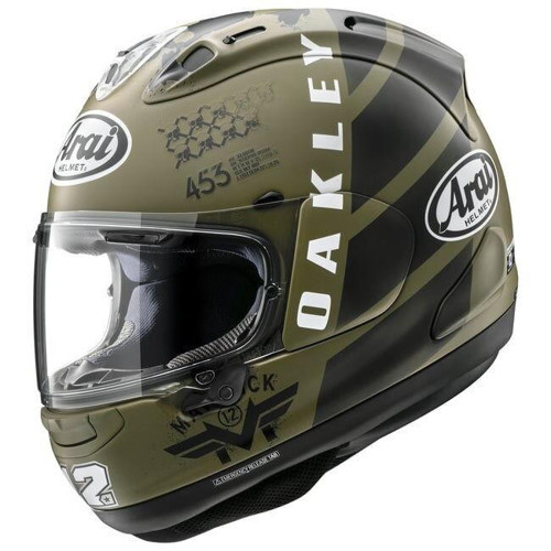 RX-7 V Evo Maverick Oakley Kapalı Motosiklet Kask
