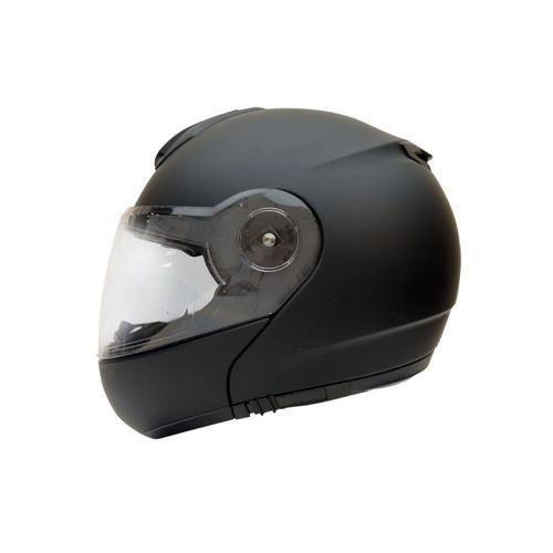 ZS-3050 Matt Black Çene Açılır Motosiklet Kask