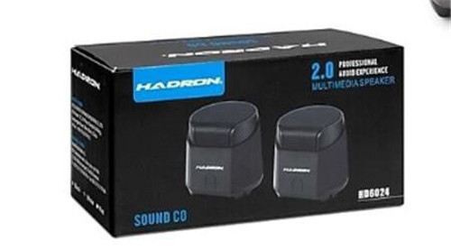 HD6024 Speaker Pc Siyah 8.5-9-9 cm
