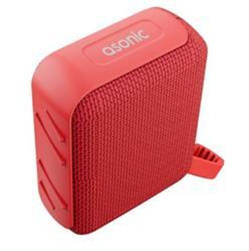 AS-03 Kırmızı USB-TF-TWS-Bluetooth Destekli 5W 1200mAh Type-C Speaker