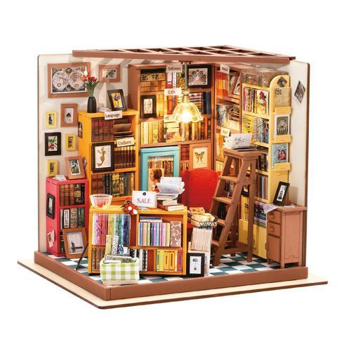 Rolife Sam's Study Library - Kendin Yap Minyatür Maket