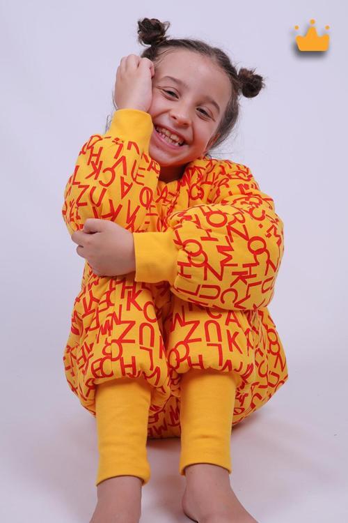 3-9 Yaş 2.5 Tog Aslan Cimbom Ultraslan Taraftar Elyaf Dolgulu Çocuk Uyku Tulumu 6020