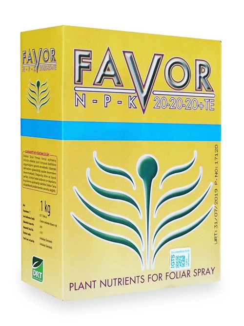 Favor 20-20-20+TE NPK Gübre 1 kg