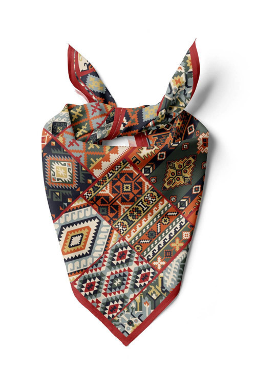 A8 Modabutik Etnik Desenli Bandana
