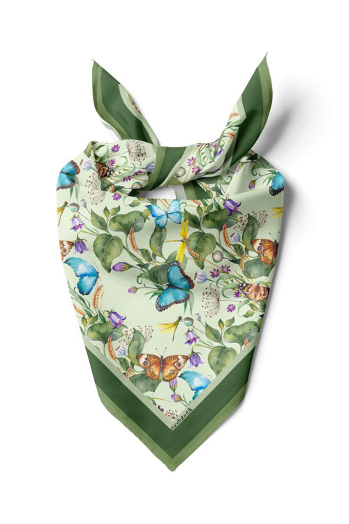 Modabutik Kelebek Desenli Bandana