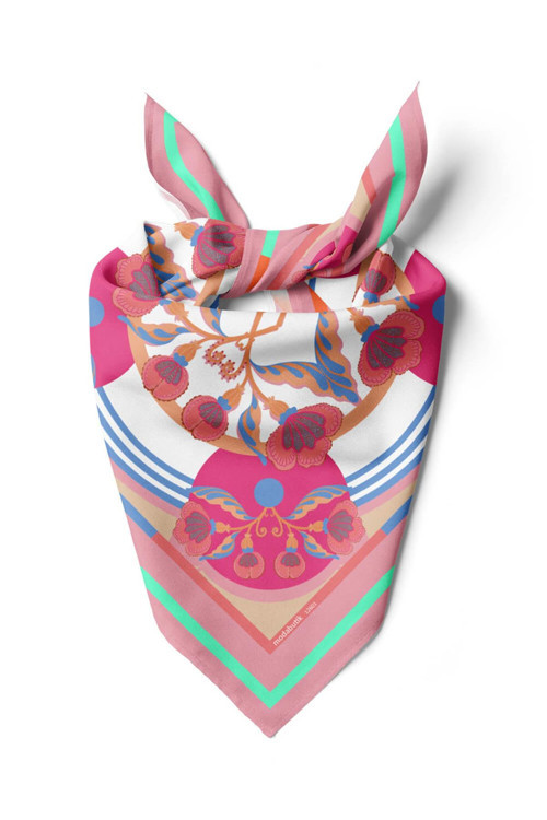G81 COLORFUL ORNOMENT TASARIMLI BANDANA