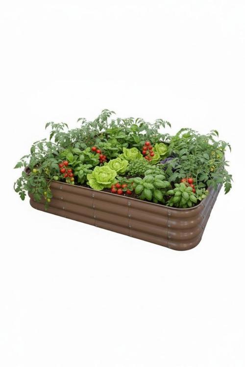 Modüler Yükseltilmiş Bahçe Yatağı Yükseltilmiş Sebze Yatağı No:9 (140X110) Bej