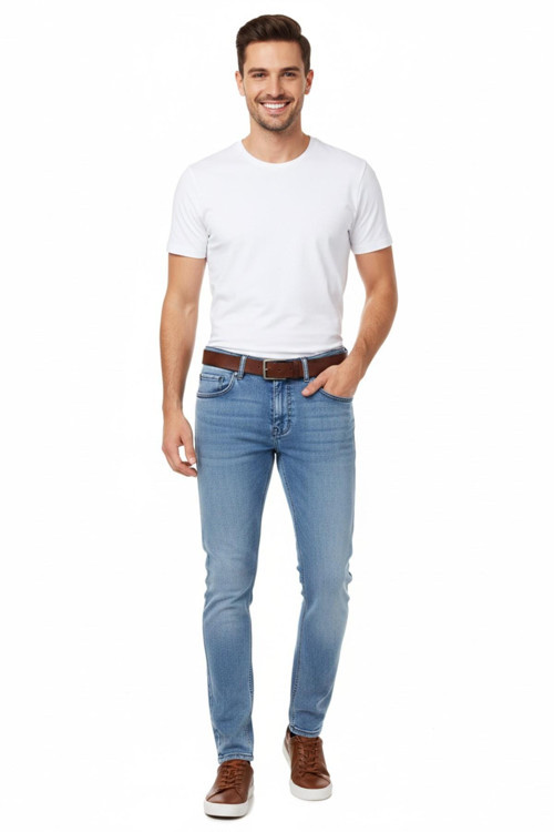 Erkek Silim Fit Jeans Model Pantolon 310 BGL-ST04976