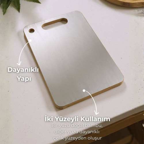 Stan Çift Taraflı Kesme Tahtası 24x34 cm