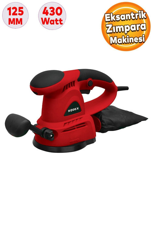 RDX376 Eksantrik Zımpara Makinesi 430W 125 mm