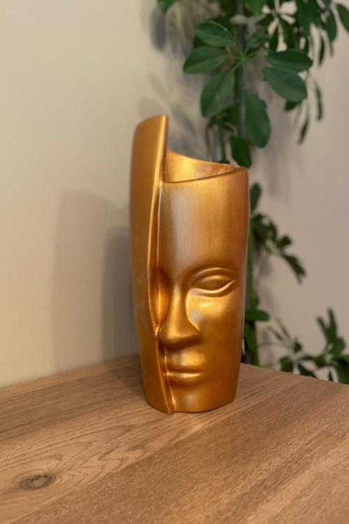 Yarım Yüz Vazo Saksı