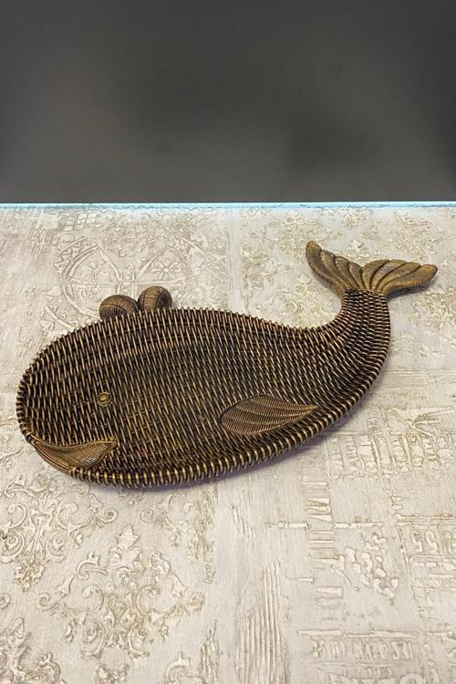 Dekoratif Balina Balık Tabak