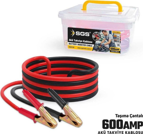 Akü Takviye Kablosu 600 Amp 2.3mt