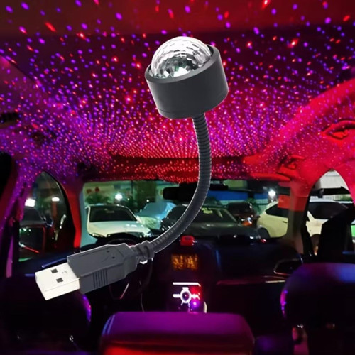 USB Sese Duyarlı 8 Farklı Mod Işıklı LED Atmosfer Ambiyans Aydınlatma Işığı