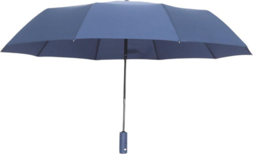 LED Işıklı Otomatik Katlanabilir Şemsiye – Mavi, Rüzgara Dayanıklı, Su Geçirmez