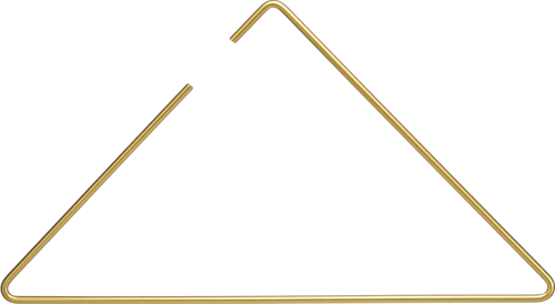 Gold Üçgen Tişört, Elbise, Gömlek, Mayo Askısı, Şık Tasarım Mağaza Store Askısı-Metal Paslanmaz