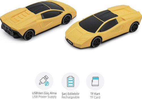 7846 Kablosuz Bluetooth Hoparlör / USB-TF Kart Girişi / Şarj Edilebilir / Bluetooth v5.3