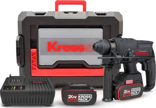 KUC60.2 20Volt 4.0Ah. 2.0J Li-ion Çift Akülü Kömürsüz Profesyonel SDS-Plus Pnömatik Kırıcı/Del