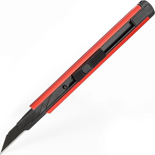 WP212020 9MM Alüminyum Kasa Cep Askılı Maket Bıçağı (KIRMIZI)