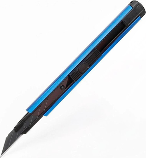 WP212012 9MM Alüminyum Kasa Cep Askılı Maket Bıçağı (MAVİ)