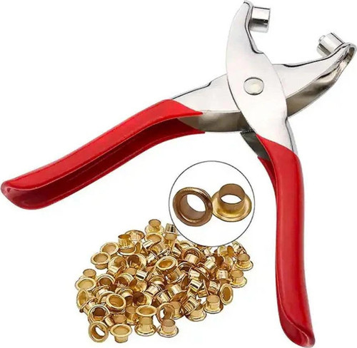 WP231079 140mm CR-V Profesyonel Kuşgözü Pense + 100 Adet 4,5mm Kuşgözü Perçin
