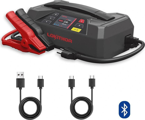 JTC4250 12V/220V 4250Amp LiFePO4 Akıllı Akü Test + Akü Takviye + Akü Şarj Cihazı