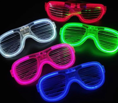BUĞZ Glow Model Led Işıklı Parti Gözlüğü 5 Adet
