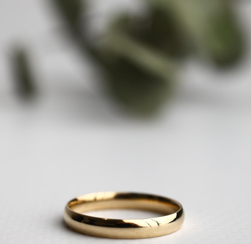 Nar-in Altın Mücevherat Altın Yüzük Alyans 01