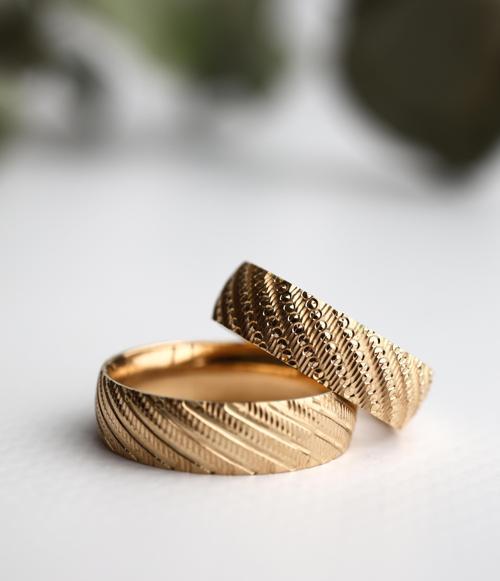 Nar-in Altın Mücevherat Altın Yüzük Kadın Alyans 17