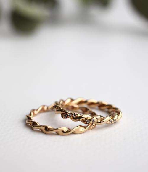 Nar-in Altın Mücevherat Altın Yüzük Kadın Alyans 20