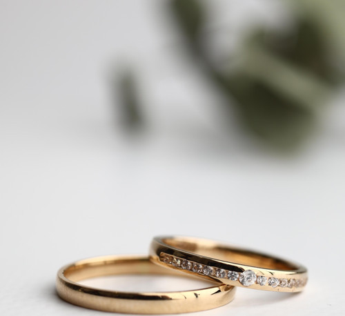 Nar-in Altın Mücevherat Altın Yüzük Kadın Alyans 26