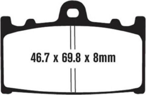 FA158HH SUZUKI GSXR750 00-02 , KAWASAKI VERSYS 1000 SINTER ÖN FREN BALATASI