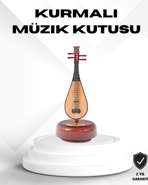 Figürlü Müzik Kutusu Zarif Melodili Dekoratif Model