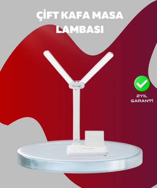 Kısılabilir LED Masa Lambası – Kalemlik, Telefon Standı ve Okuma Işığı Bir Arada
