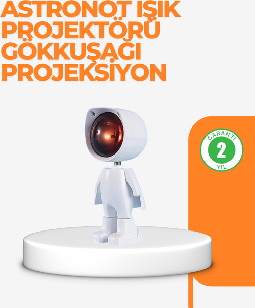 USB Şarjlı Taşınabilir Gün Batımı Projektör Lambası