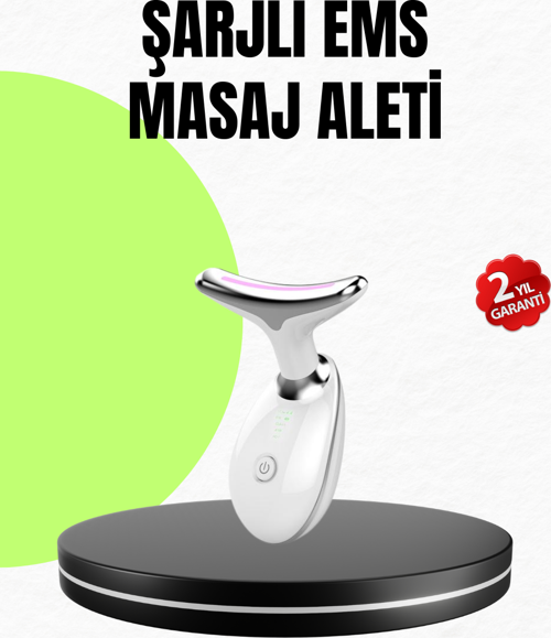 Kırışıklık Önleyici Güzellik Cihazı | Mikro Akım Masaj ve Isı Terapisi