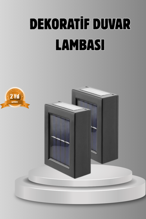 Güneş Enerjili 6 LED Solar Lamba – Fotoselli, Su Geçirmez ve Çevre Dostu Bahçe Işığı