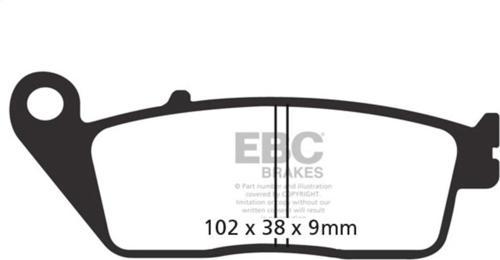 FA226HH HONDA CBR 600F 11-13 , CBF1000 06-15 , TRIUMPH TIGER 800 11-20 SINTER Ö