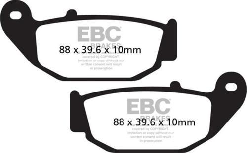 FA629TT HONDA CRF250-MSX125-CB125R/SUZUKI GSXR125 CARBON ARKA FREN BALATASI