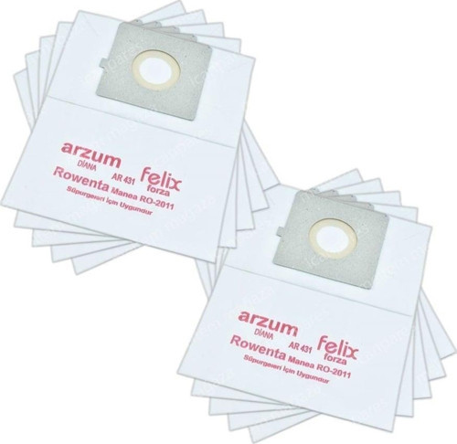 Arzum İle Uyumlu AR 4017, AR 4009 Cleanart Plus Turbo Kağıt Toz Torbası 10 Adet